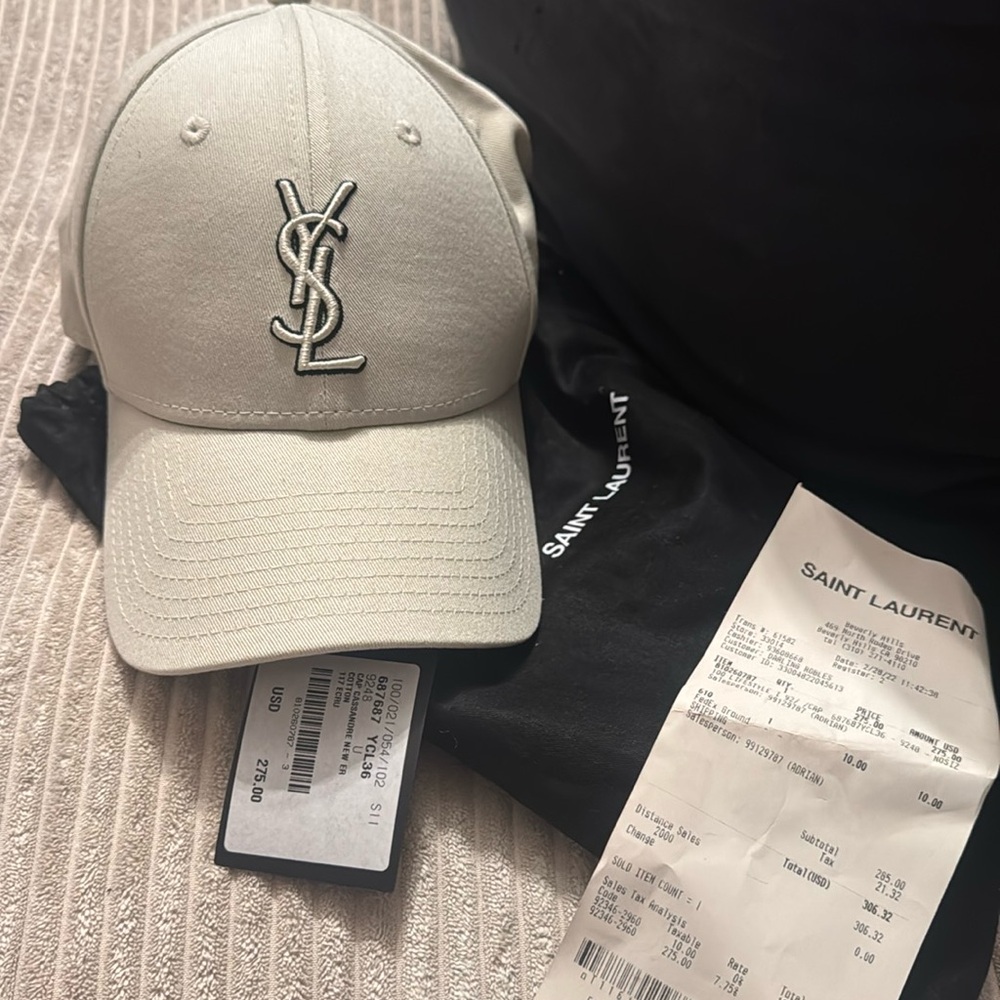 Ysl 47 hat limited never used